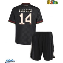 Bayern Munich Luis Diaz #14 Tredjedraktsett Barn 2025-26 Kortermet (+ Korte bukser)